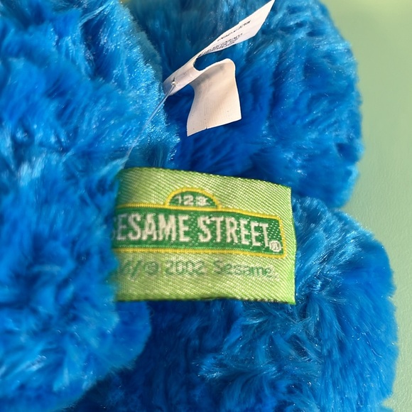 2002 Sesame Street Cookie Monster Plush Stuffed Animal Kids Toy, Size 11” tall - Picture 5 of 8